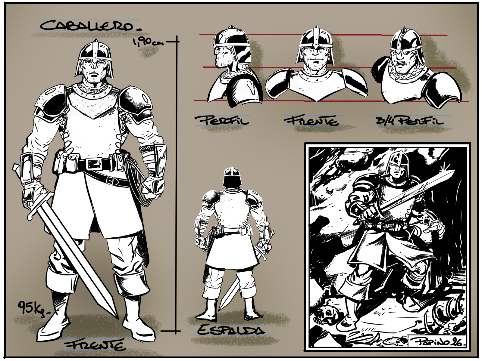 Creación de personajes para historietas – Taller de dibujo y escritura