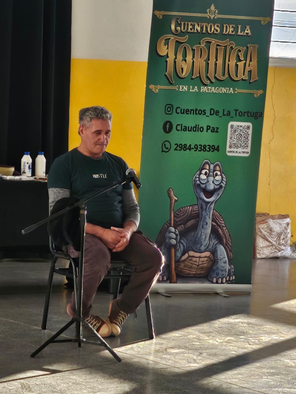 Claudio Paz – Cuentos de la tortuga – Espectáculo literario musical